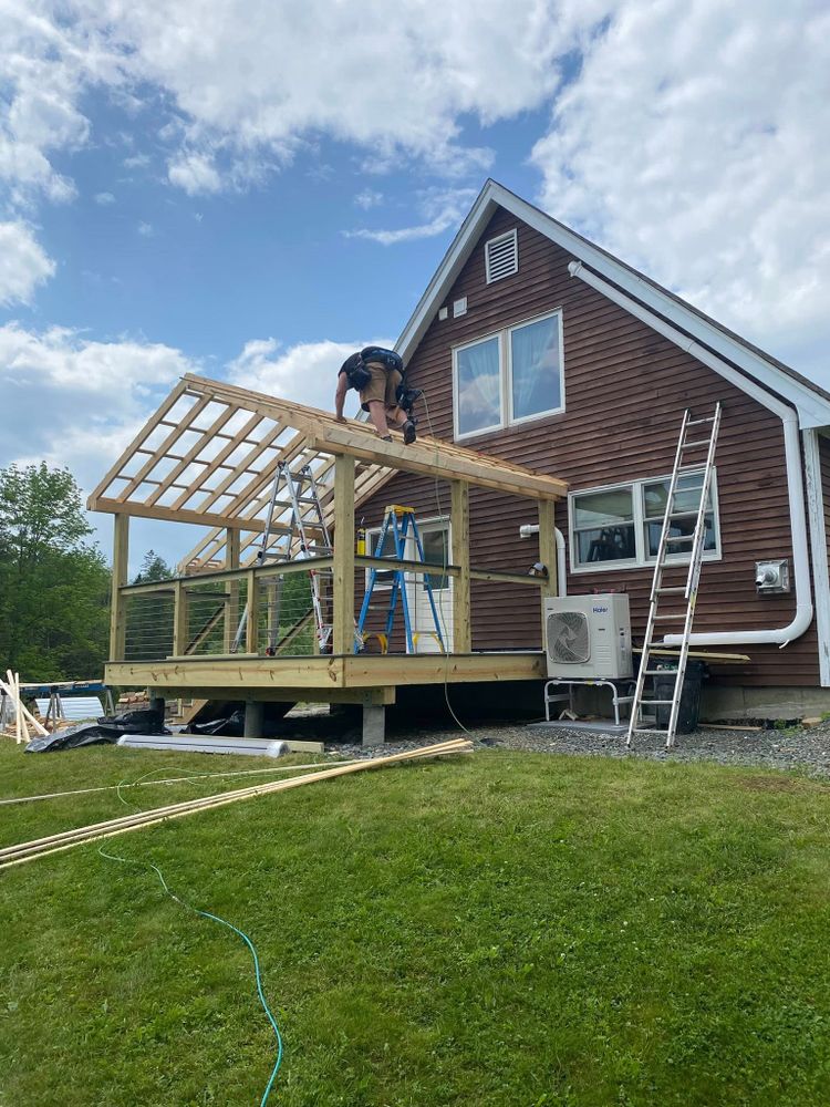 Custom Home Construction for Cushman Brook Construction in Dalton, NH