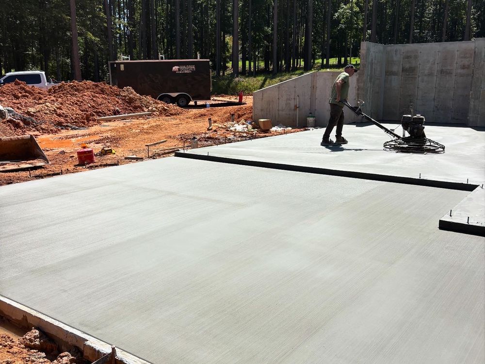 Concrete Flat Work for Baer & Sons Concrete in Greenwood County, SC