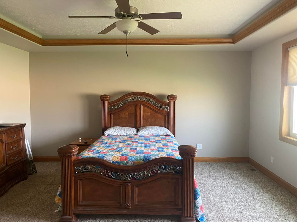 Enhance your home's natural beauty with our expert staining service, designed to protect and enrich wood surfaces while ensuring a lasting finish. Trust our painting company for exceptional quality and detailed craftsmanship. for Resurrection Painting in Hardin, MT