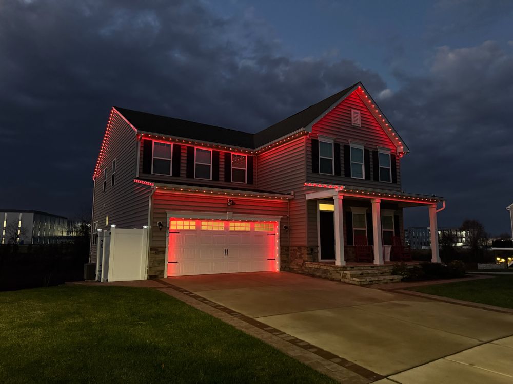 Permanent Lighting for Happy Holiday Christmas Lighting in Mullica Hill, NJ