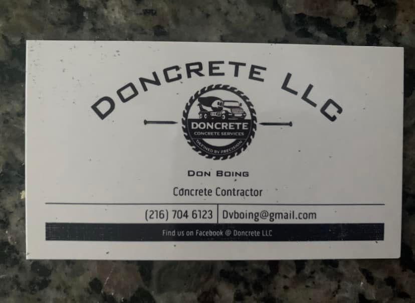 All Photos for Doncrete LLC in Medina, OH