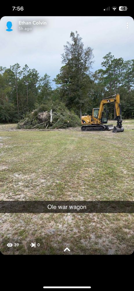 Excavating for Ewc Land Clearing and more in Lake Park, GA