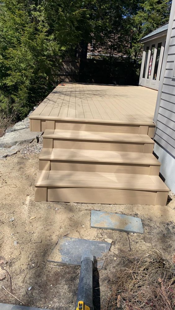 Deck Installation for Sanchez Construction NH in Dover, New Hampshire