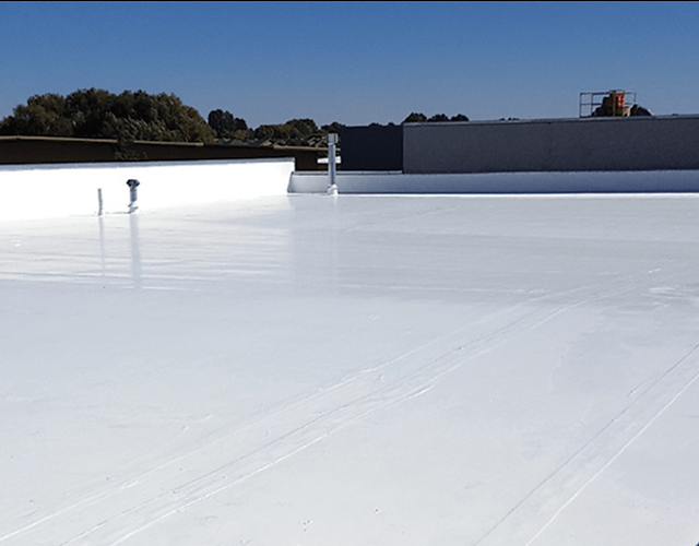 Our Membrane Coating System service offers a cost-effective solution to extending the life of your commercial roof, by providing durable protection against weather damage and reducing energy costs. for Hyper Roofing LLC in Loxley, AL