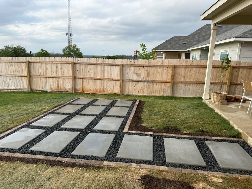 Hardscaping for Creative Edge Co. in San Antonio, TX