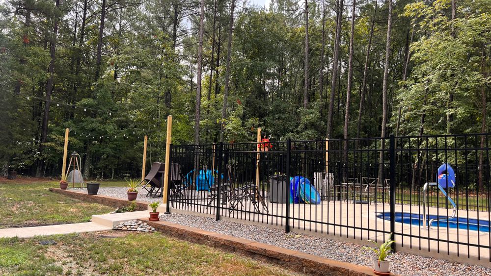 Retaining Wall for KM Landworks in Moncure ,  NC