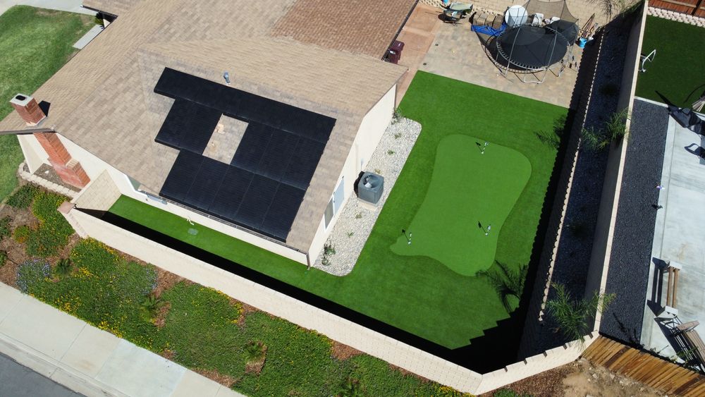 Drone Photos for Aidan Jade Landscaping in Riverside County, CA