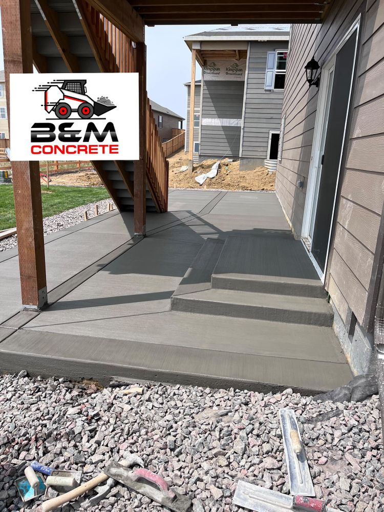 Concrete Driveways for B&M Concrete LLC in Longmont, CO