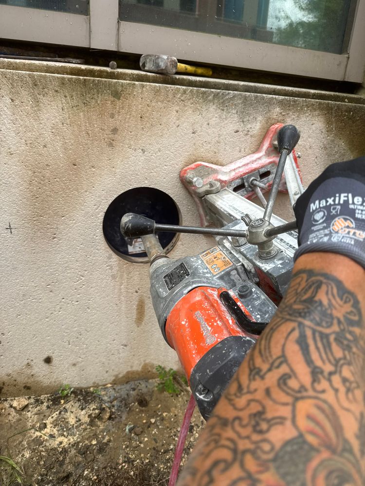 Core Drilling gallery for Superior Concrete Cutting in Charleston, SC