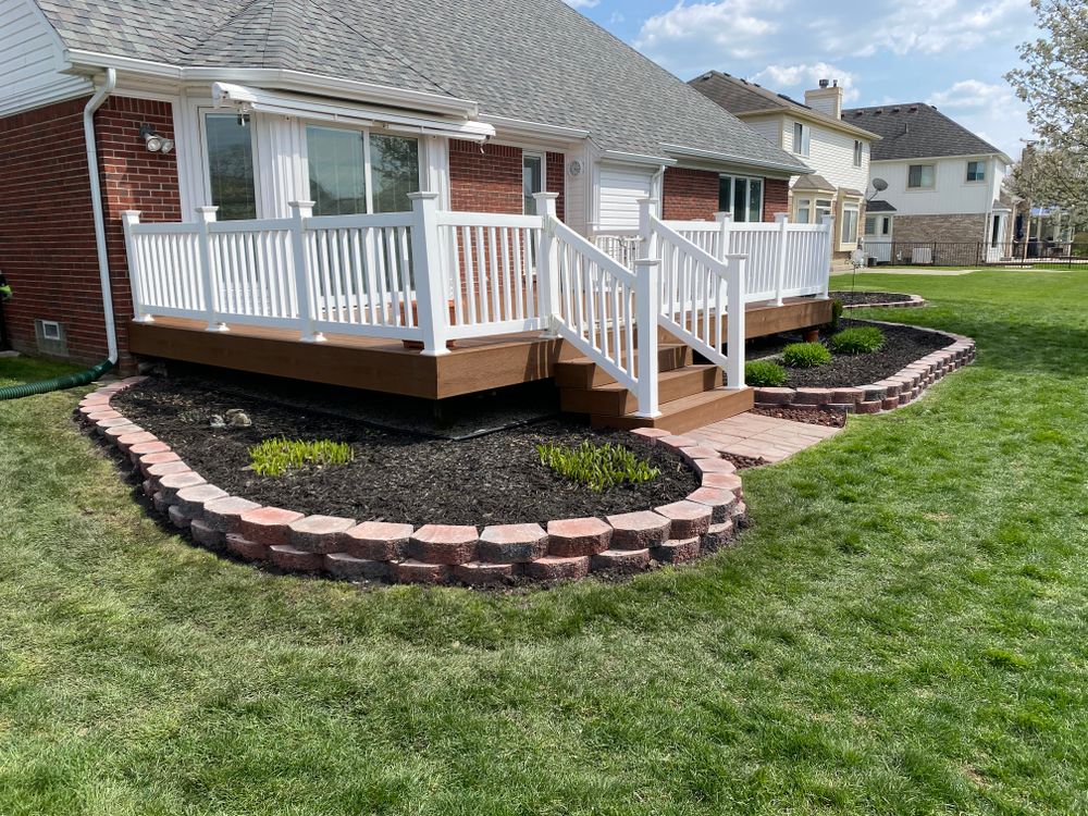 Retaining walls for Alltimate Outdoor Services in Warren, MI