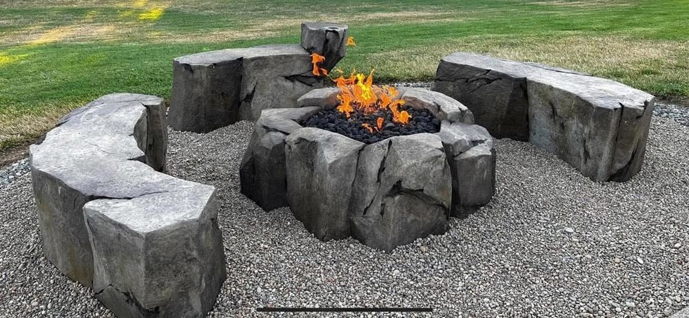 Carved Concrete for Texas Curb N Borders in Houston, TX