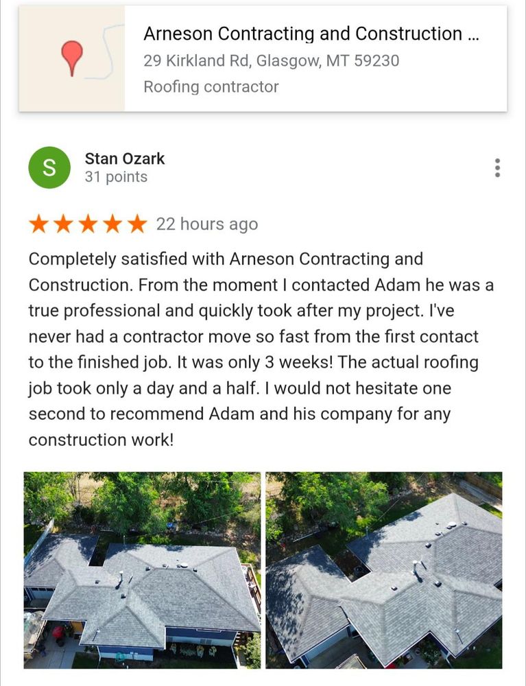 All Photos for Arneson Contracting & Construction in Glasgow, MT
