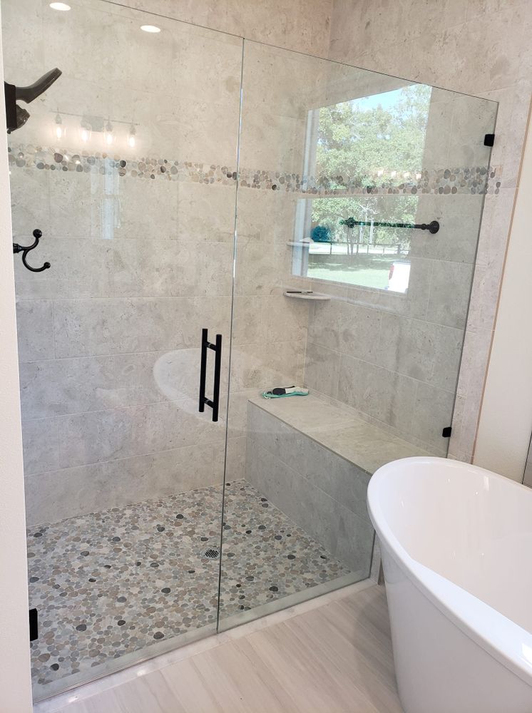 Installation Frameless Glass Enclosure for Shower for Southern Image in Rockledge, Florida