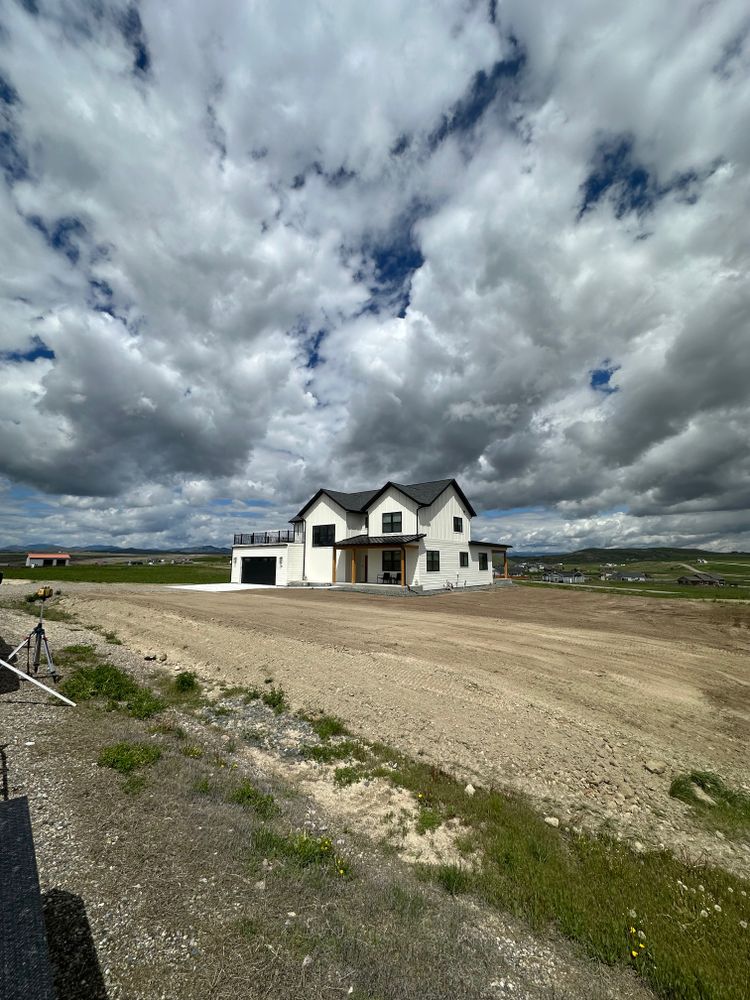 Dirt Work for R&H Homes in Bozeman, MT