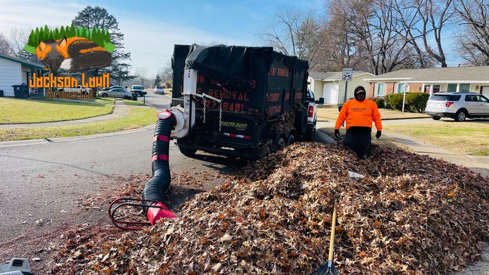 Leaf Removal for Jackson Lawn Services LLC in Florissant, MO