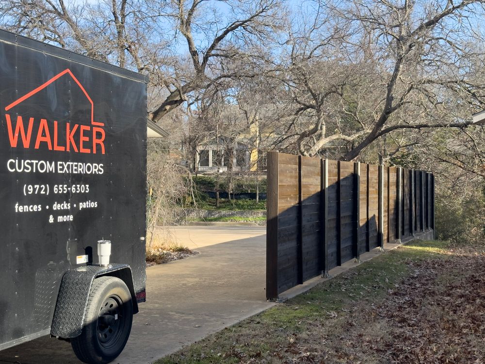 Fences for Walker Custom Exteriors in Dallas, TX