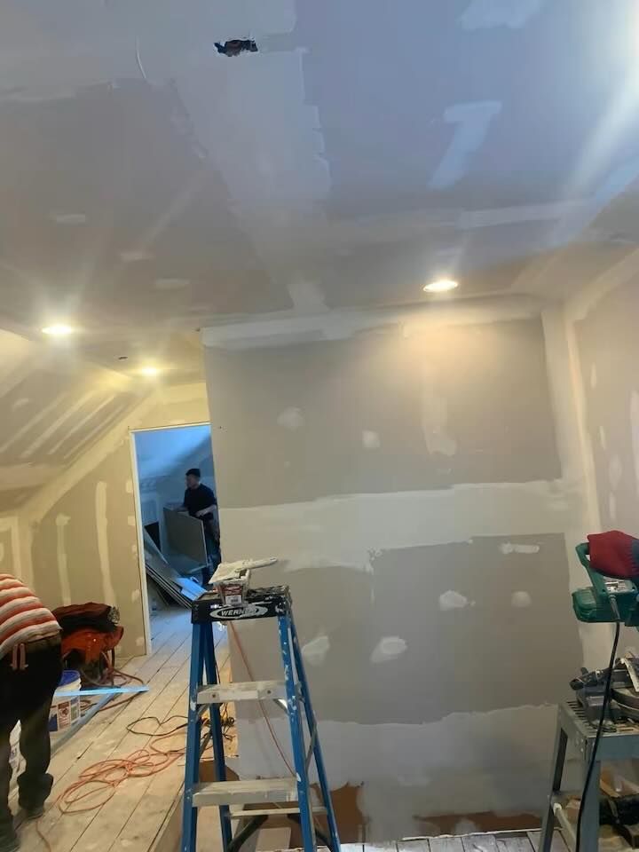 Our drywall installation and repair service ensures seamless walls, enhancing your home's appearance with precision cuts, smooth finishes, and reliable fixes for damages, completed efficiently by experienced professionals for lasting durability. for JC General Contractor LLC in Fairfield County, CT