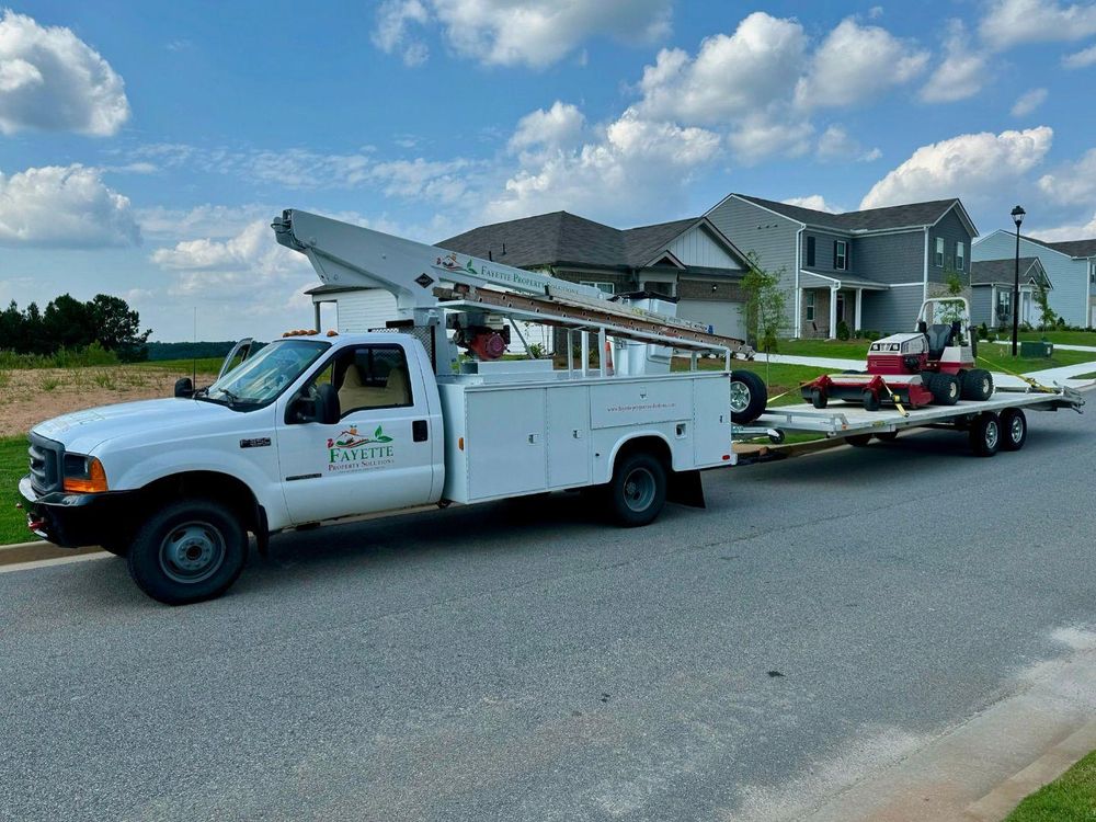 Brush Cutting and Removal for Fayette Property Solutions in Fayetteville, GA