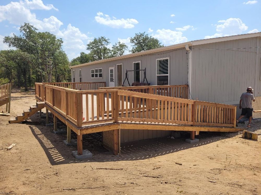 Deck's for Willy Lewallen And Sons Construction in Mineral Wells, TX