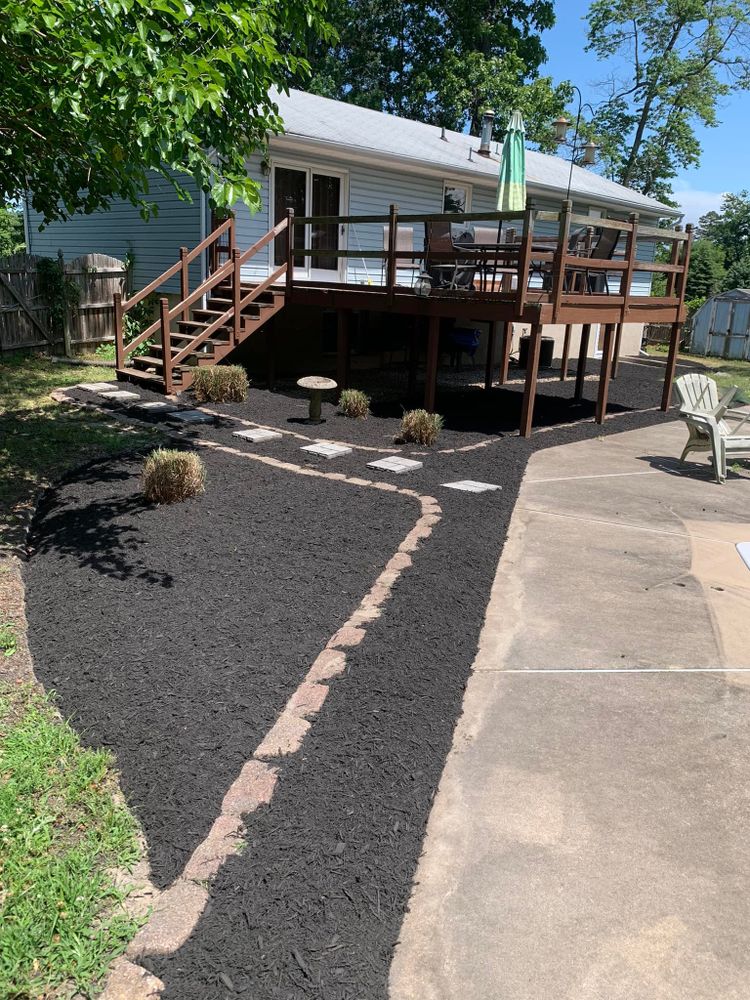 Enhance your landscape with our expert Mulch Installation service, providing superior weed control, moisture retention, and a polished look to boost the health and beauty of your garden beds. for Jason's Tree Service in Marlton, NJ