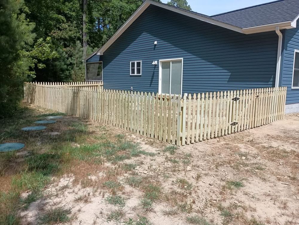 4 ft wood fencing  for Fence Masters in Gloucester County, VA