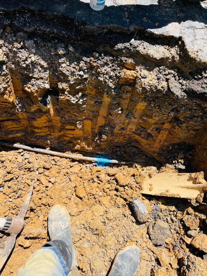 Excavating for Mountain Land Services LLC. in Oneida, TN