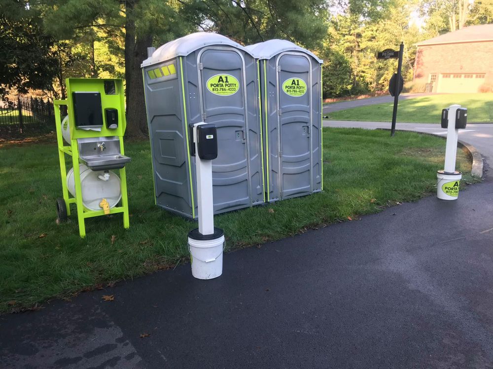 Handwash + Sanitizing Stations for A1 Porta Potty in Louisville, KY