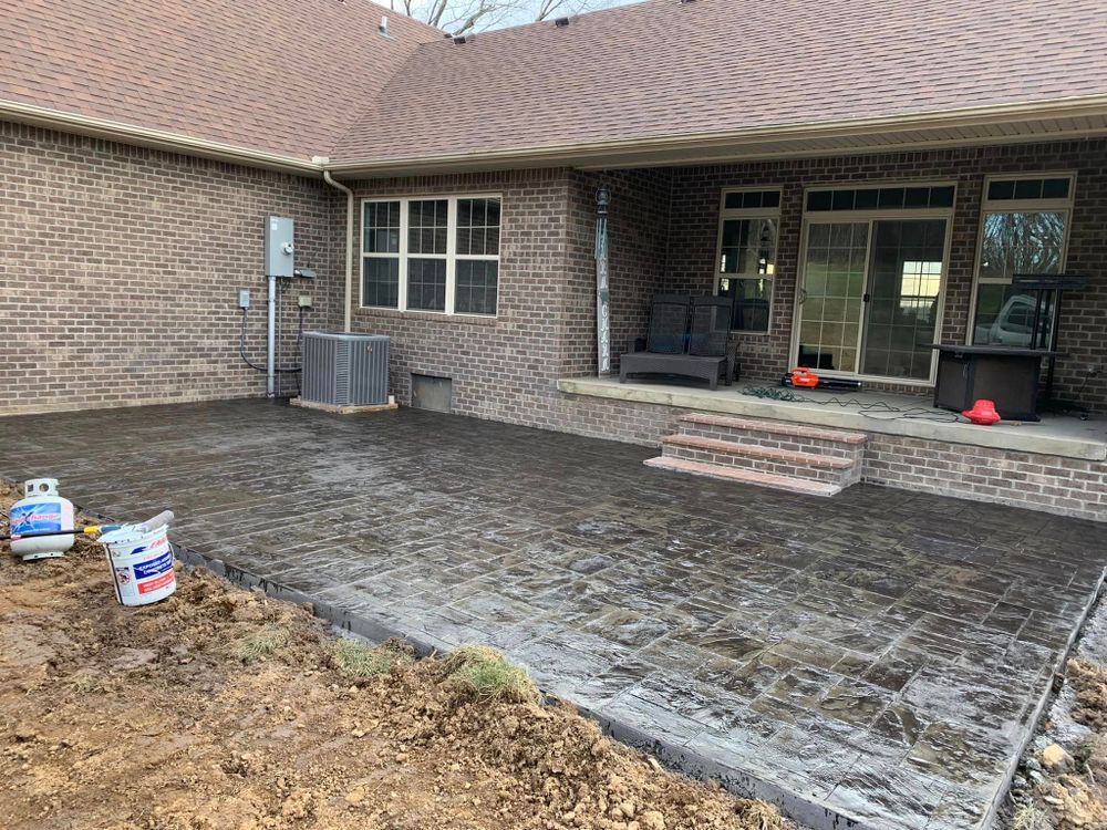 Decorative Concrete for Hellards Excavation and Concrete Services LLC in Mount Vernon, KY