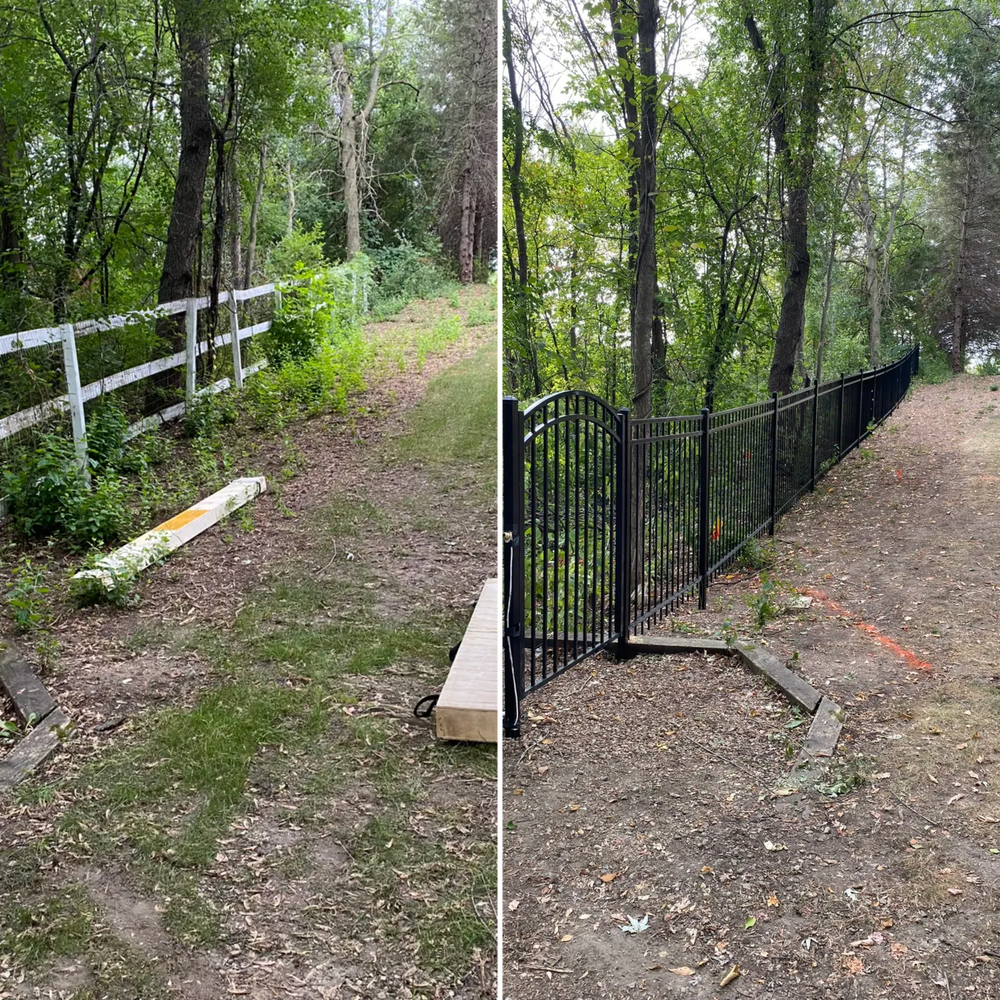 Ornamental Iron Fences for 321 Fence Inc. in Faribault, MN
