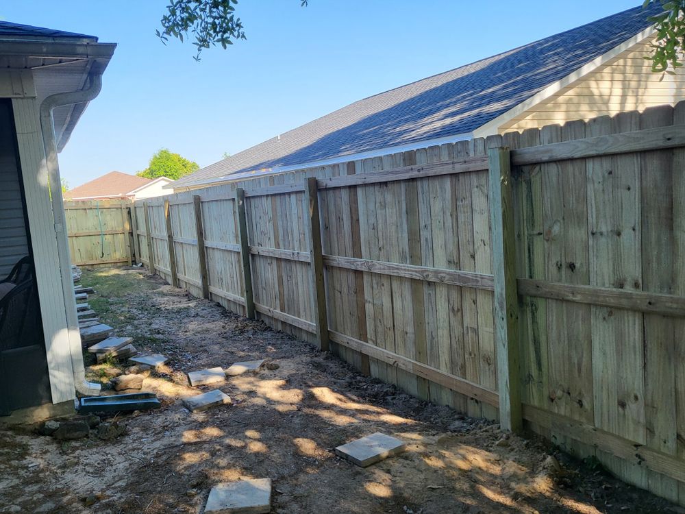 Our Fence Repair service ensures your fencing remains sturdy and appealing, addressing damage or wear with expert solutions to enhance durability and safety for your home. Trust us to protect your property. for Bayou Bill's Fencing in Crestview, FL
