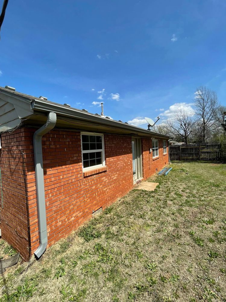 Gutter Repair Examples for Skyline Gutters & Co in Yukon, OK