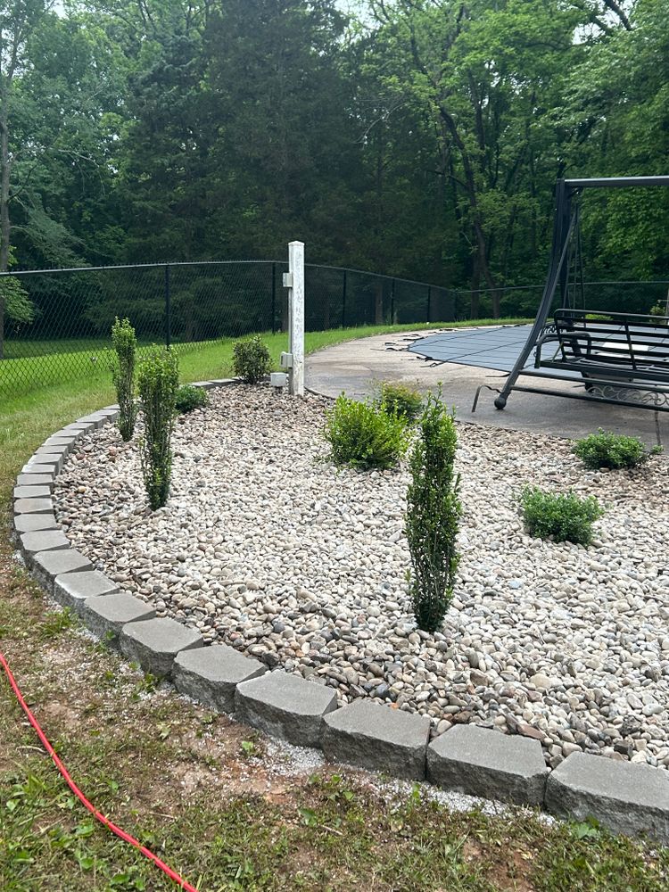 Before and after  for Optimum Tree Service And Landscaping in Bowling Green, KY