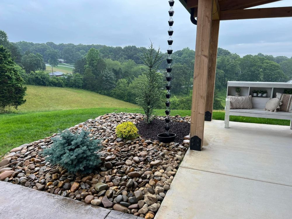 Our Custom Hardscaping Design service creates beautiful, functional outdoor spaces tailored to your home, lifestyle, and budget—blending patios, walkways, walls, and features into a durable landscape you’ll love. for Wiles Lawn and Landscaping in Powell, TN