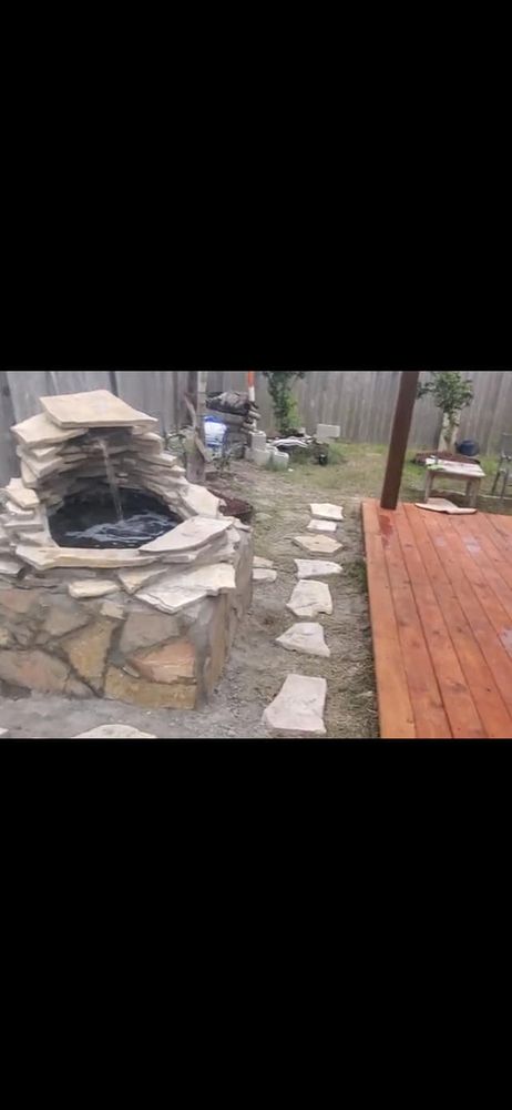 Enhance your landscape with our expert water feature installation services. Our team specializes in seamless step installation services, creating stunning, functional outdoor spaces tailored to harmonize with your home's aesthetic. for Sparkling City Outdoor Designs in Corpus Christi, TX