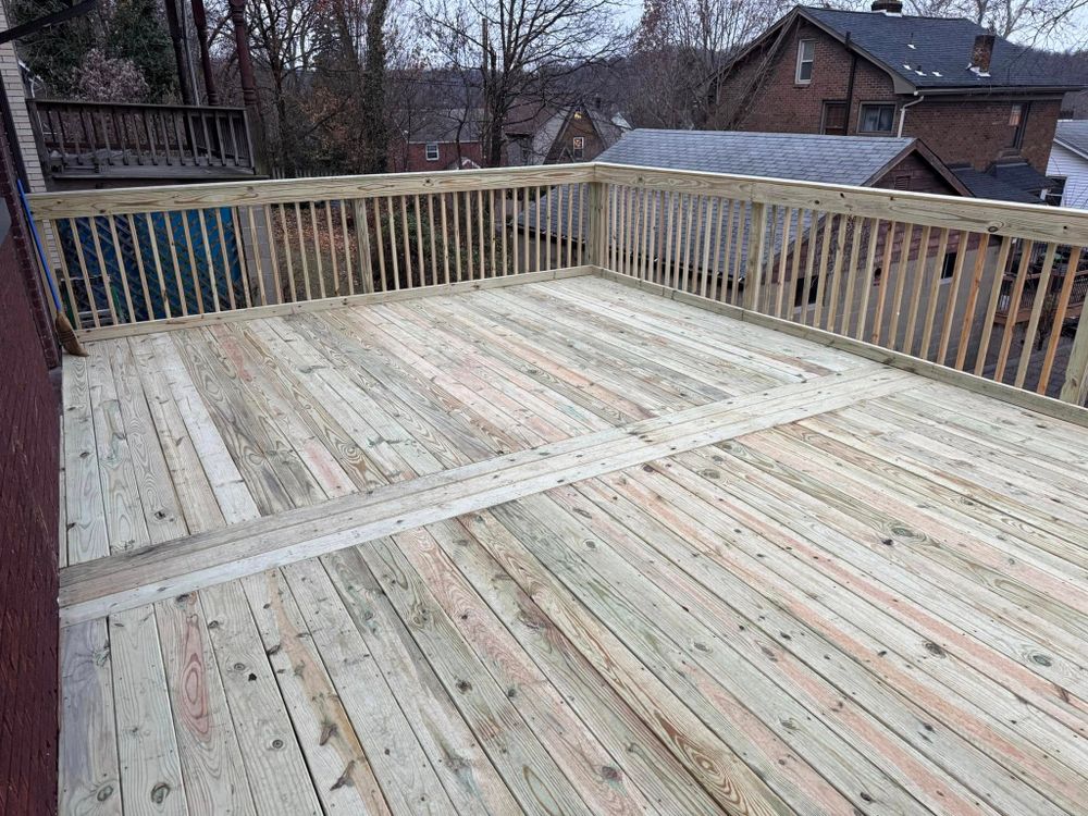 Decks for Jbk Contracting in McKees Rocks, PA
