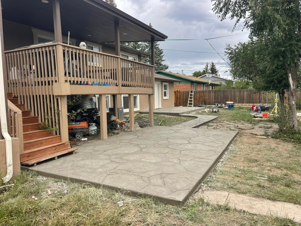 Stamped Concrete for Escala Concrete & Landscaping in Colorado Springs, CO