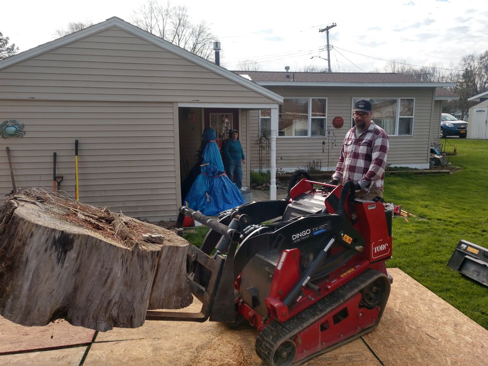 Stump Removal for TH Property Service, LLC in Manlius, NY