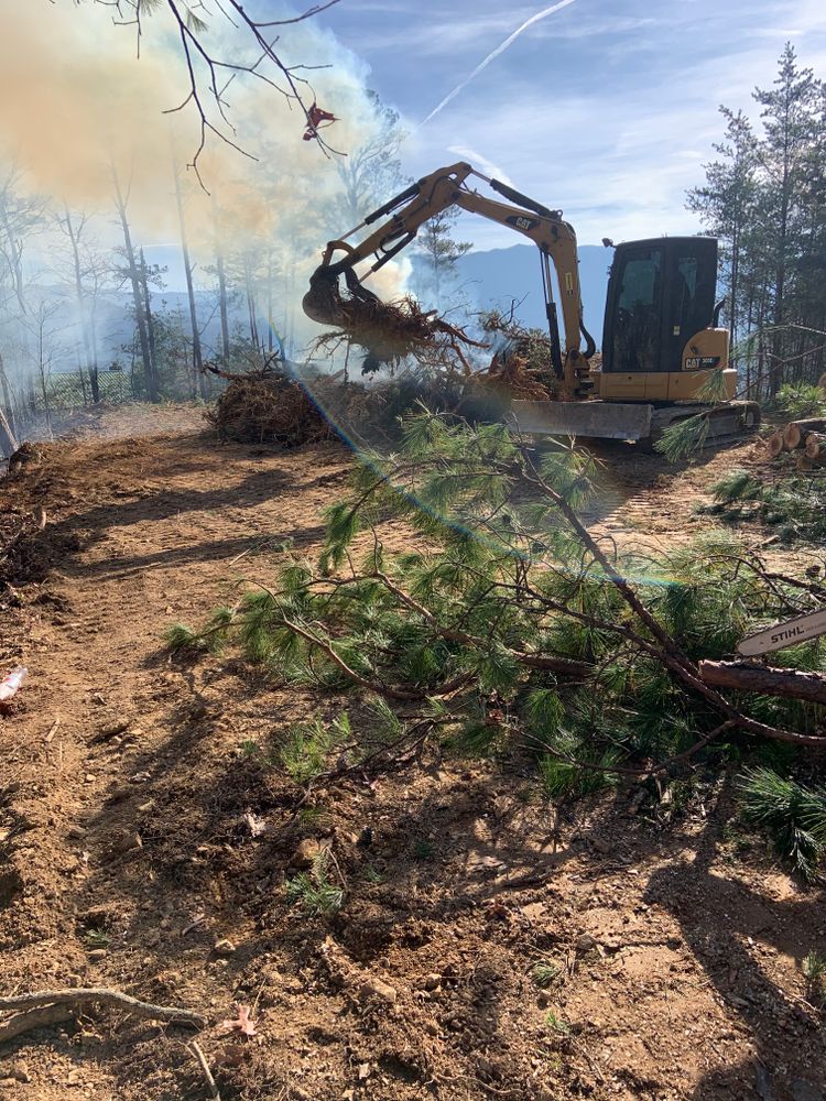 Clearing  for Holmes Septic Works LLC in Knoxville, TN 