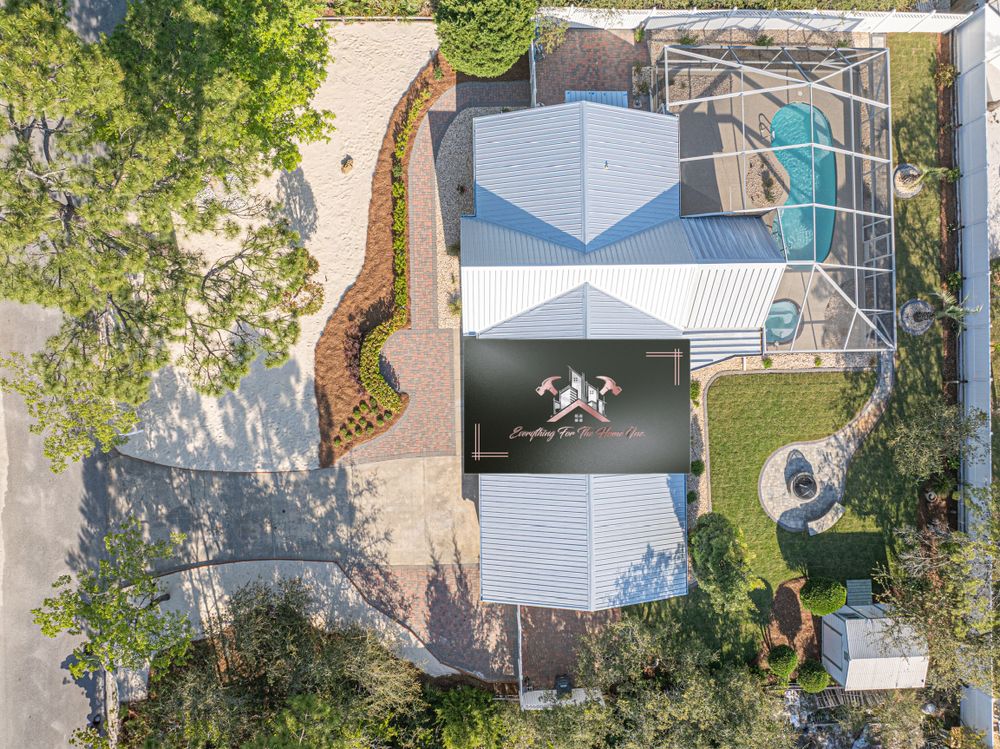 Full scale landscape design and installation for Everything for the Home Inc. in Santa Rosa Beach, FL