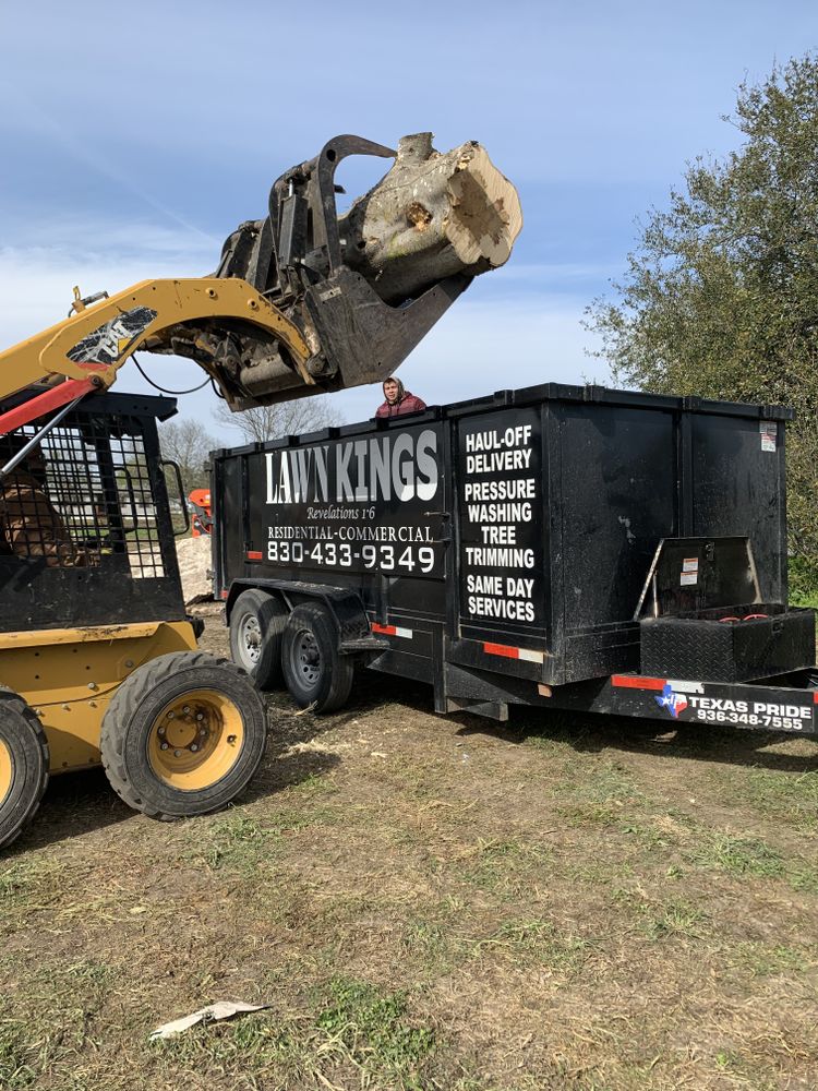 Our Junk & Trash Haul-off service offers convenient, efficient removal of unwanted items from your home. We ensure a clean, clutter-free environment while recycling or disposing materials responsibly. for King Services in Seguin, TX