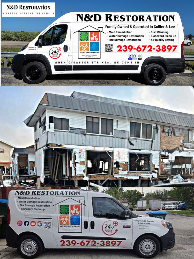 All Photos for N&D Restoration Services When Disaster Attacks, We Come In in Cape Coral,  FL