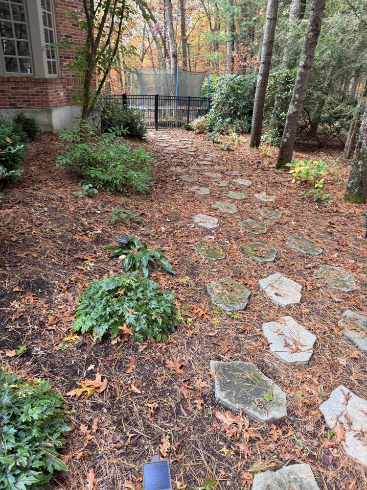 Full Landscape Redesign for Blades of Glory LLC in Cheshire, CT