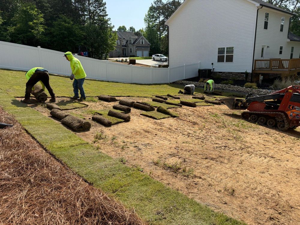 Natural Stone Hardscape for L & C Landscaping in Statesville, NC