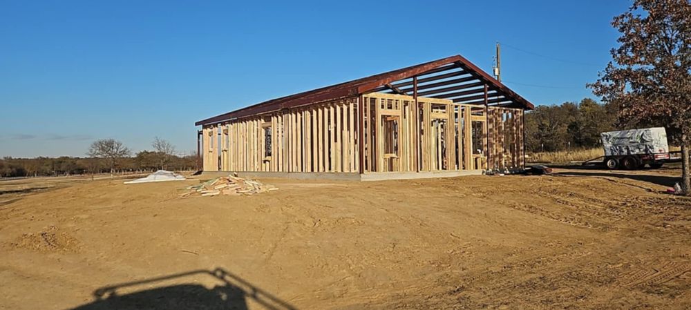Framing for Willy Lewallen And Sons Construction in Mineral Wells, TX