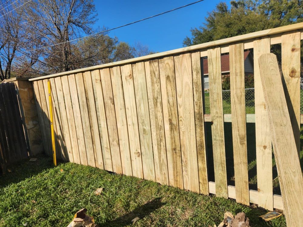 Enhance your property's privacy and appeal with our expert New Fence service. We design and install the fence, ensuring durability and style that complements your home's unique landscape. for Paquito's Landscaping in Ellis County, TX