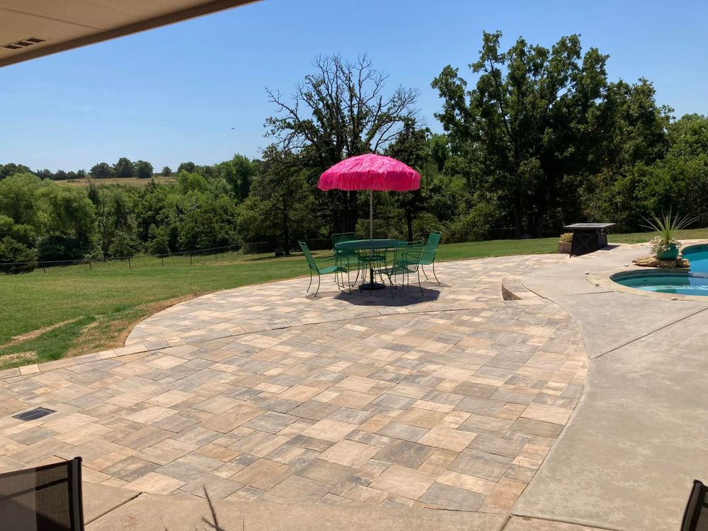 Revamp your outdoor living space with our expert Patio Design & Construction service. Elevate your home's aesthetics and functionality while enjoying high-quality craftsmanship and personalized designs tailored to your preferences. for Stallion Design And Construction in Norman, OK