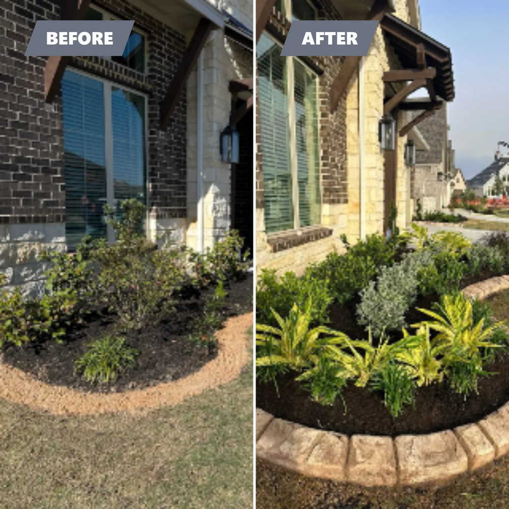Before & Afters for Texas Curb N Borders in Houston, TX