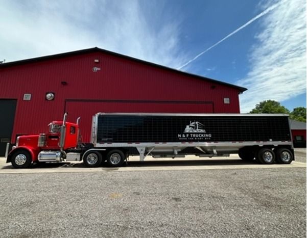 Hauling for N & F Trucking in Watertown, MN