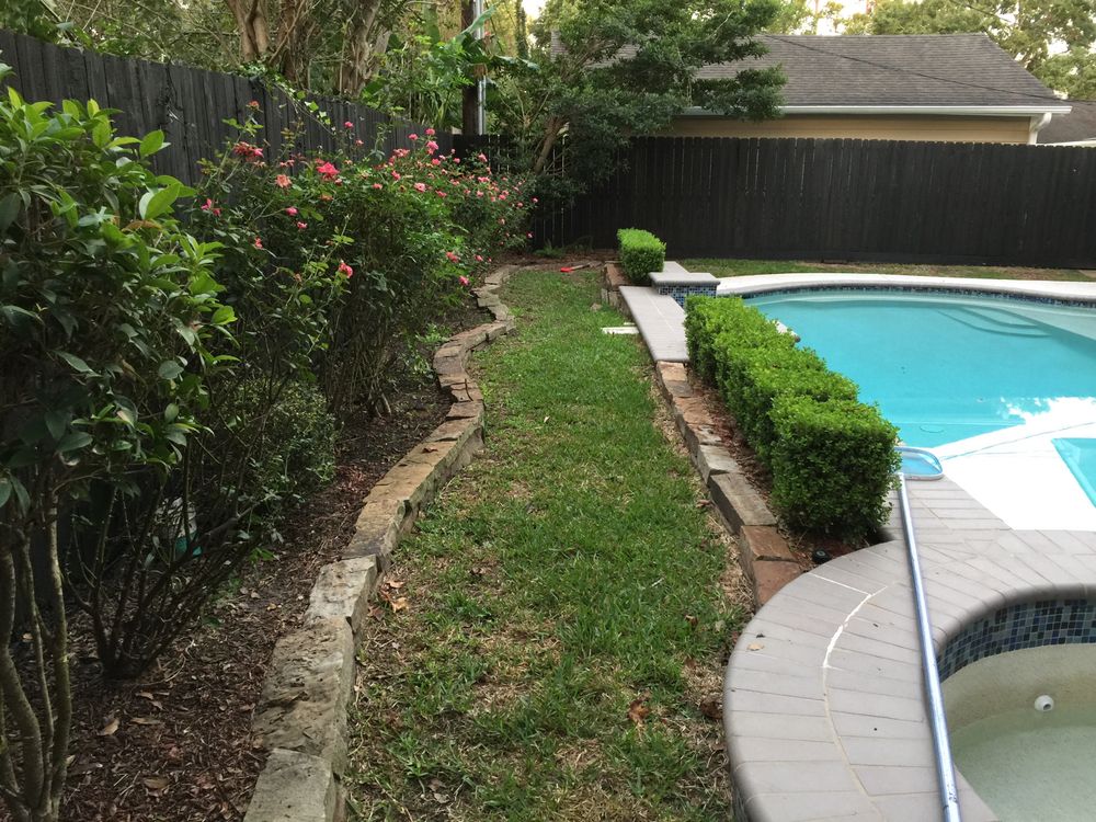 Before & Afters for Texas Curb N Borders in Houston, TX