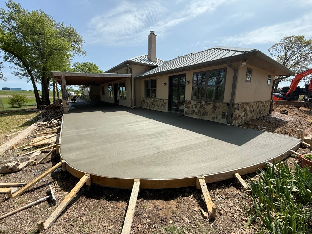 Concrete for BR Construction LLC in Corsicana, TX